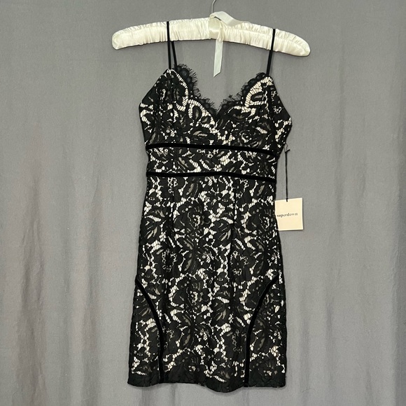 superdown - Aria Lace Mini cocktail Dress - Picture 3 of 5